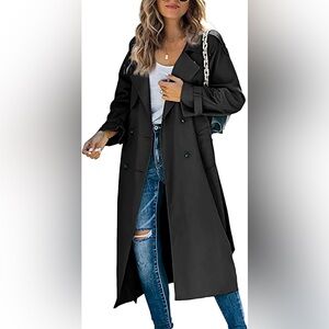 BLACK TRENCH COAT 🕶️